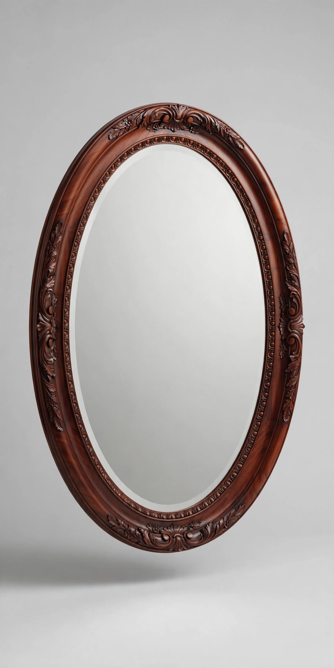 Ornate Oval Wall Mirror – part of The Royal Bedroom Set