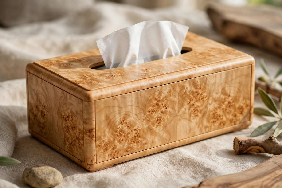 Wooden Tissue Box Cover – handcrafted by Six Bros Crafts